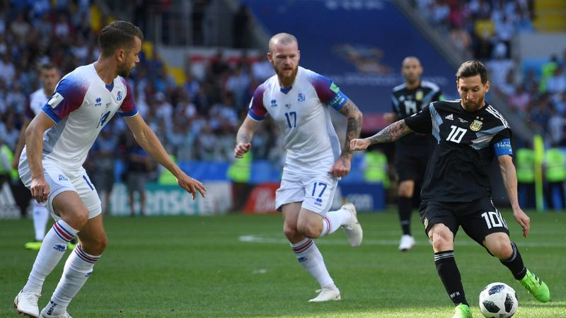 Bảng tỷ lệ kèo trận Argentina vs Iceland